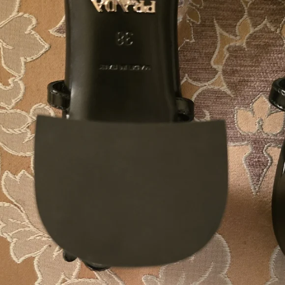 Prada Black Slingback Heels - Picture 9 of 16